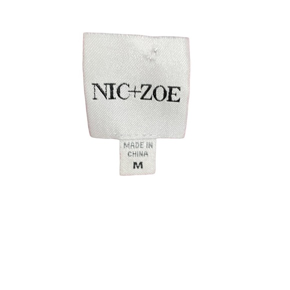 Nic + Zoe Magenta Stud Jewel Bedazzled Pink Sweater Medium - Picture 3 of 5